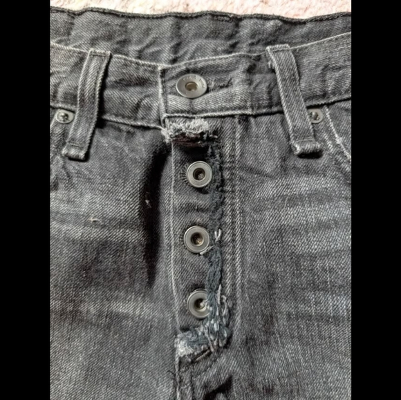 Rag & Bone Blackhawk Denim Shorts Size 26 Button Fly Cuttoff Jean - Picture 8 of 9